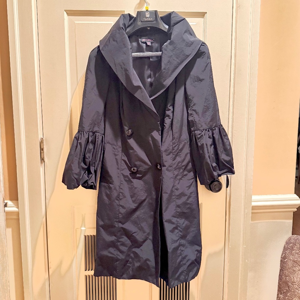 Betsey Johnson Bell Sleeve Long Jacket